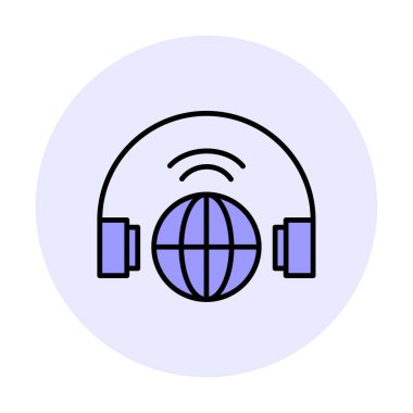 genel destek simgesi vektör illüstrasyonu