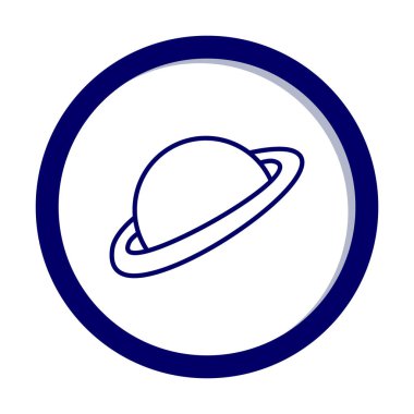 Gezegenler simgesi, vektör illüstrasyonu