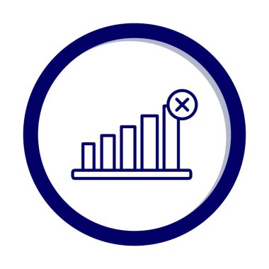 Sinyal ağ simgesi, vektör illüstrasyonu