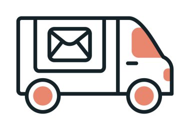 Postal Delivery vektör illüstrasyonuName
