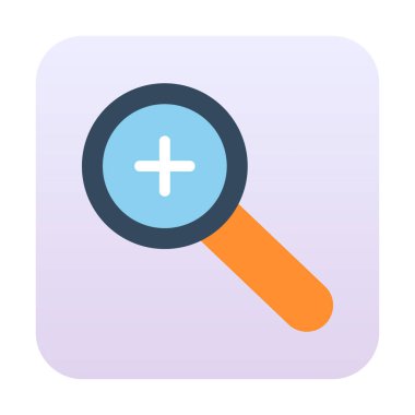 yakınlaştırma simgesi, vektör illüstrasyonu basit tasarım