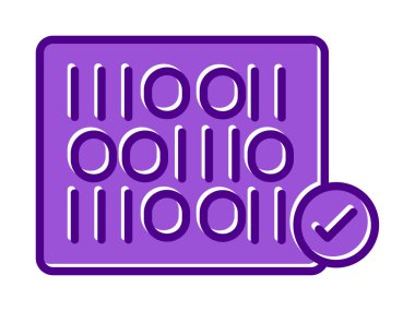 Bitiş noktası simgesi vektör illüstrasyonu