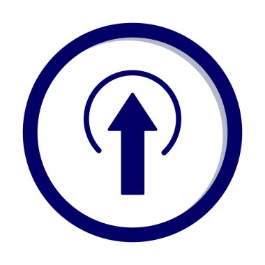 Simge işareti vektör çizim upload