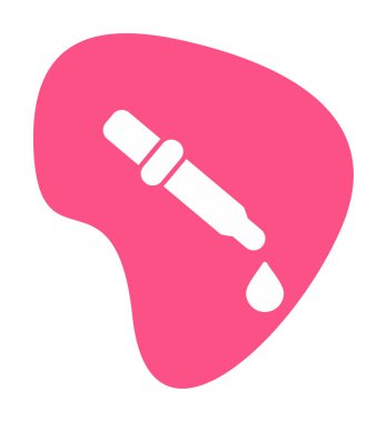 İlaç indirme çizgisi simgesi tasarım vektörü şablonu