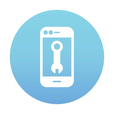 Smartphone Onarım simgesi vektör çizimi