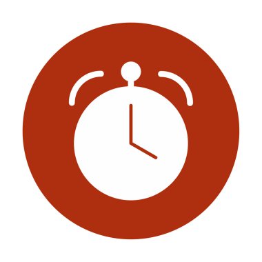 Saat, zamanlayıcı simgesi vektör çizimi 