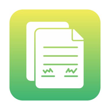 belge web simgesi vektör illüstrasyonu 