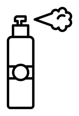 Sprey simgesi. Vektör konsept illüstrasyon tasarımı için