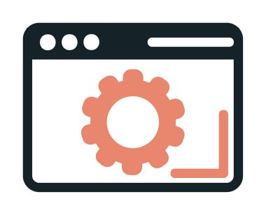 Tarayıcı Simge vektör çizimi ayarlanıyor