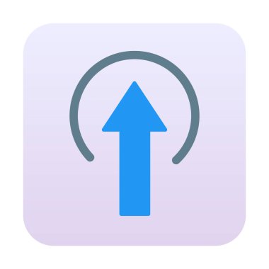 Simge işareti vektör çizim upload