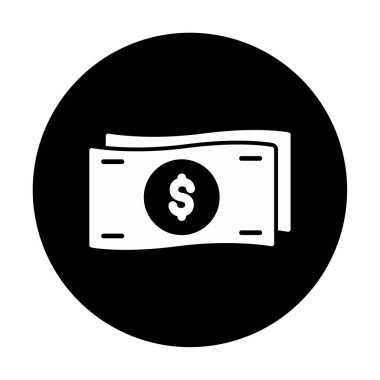para ve para simgesi, vektör illüstrasyonu basit tasarım