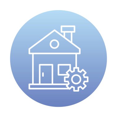 Ev onarım simge vektör çizim