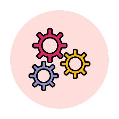 Ayar web simge vektör çizim