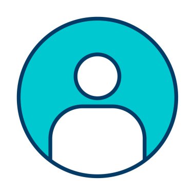 kullanıcı simgesi işaret vektörü çizimi 