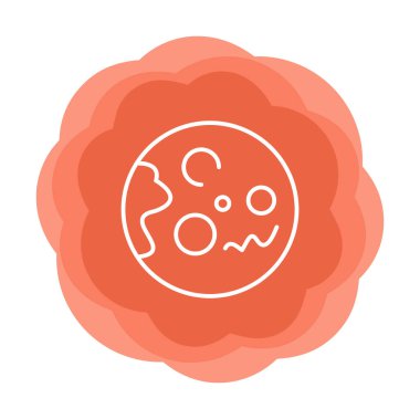 Gezegenler simgesi, vektör illüstrasyonu