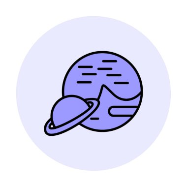 UFO simgesi vektör illüstrasyonu