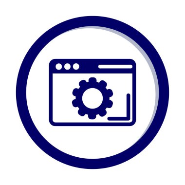 Tarayıcı Simge vektör çizimi ayarlanıyor