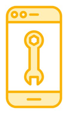 Smartphone Onarım simgesi vektör çizimi