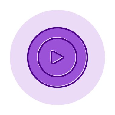 Oynatma düğmesi vektör çizimi