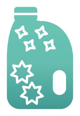 şişe düz simge vektör çizim