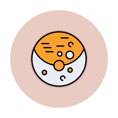 Venüs web simgesi, vektör illüstrasyonu