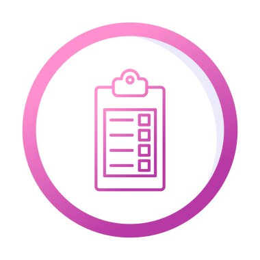 Pano simgesi, vektör illüstrasyonu basit tasarım