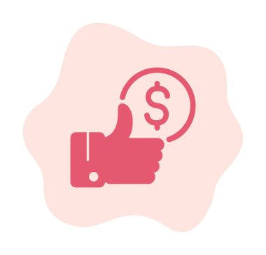 Basit En İyi Fiyat simgesi, vektör illüstrasyonu