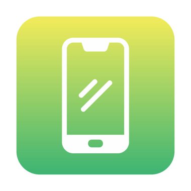 akıllı telefon simgesi, vektör illüstrasyonu basit tasarım