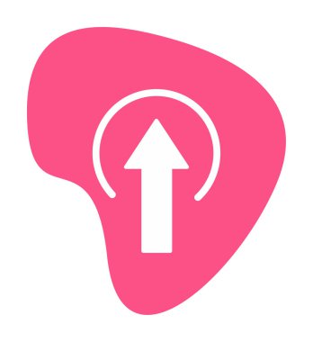 Simge işareti vektör çizim upload