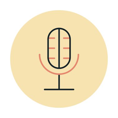 ses kaydı vektör simgesi