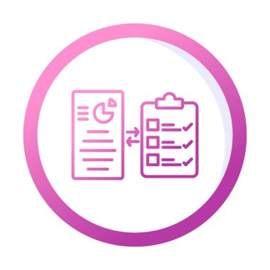 Çalışma Akımı web simgesi, vektör illüstrasyonu 