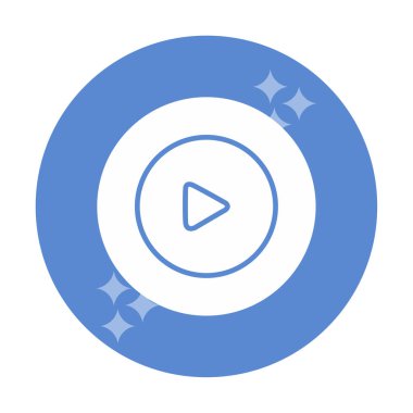 Oynatma düğmesi vektör çizimi