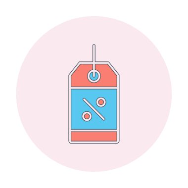 Flaş Satış konsepti, indirimli etiket element tasarımı, vektör illüstrasyonu