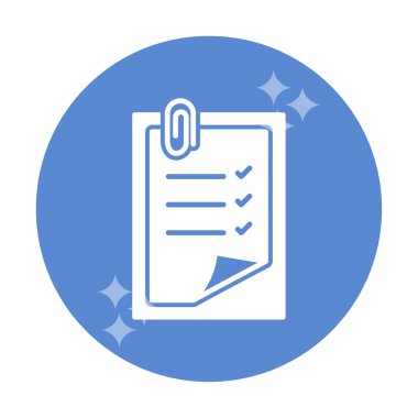 Notes web icon, vector illustration