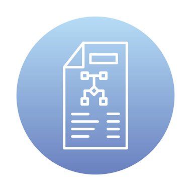 Dosya vektör simgesini çalıştır. Yazdırma, mobil ve web uygulamaları için kullanılabilir.