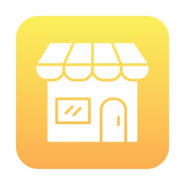 Dükkanı web simge vektör çizim