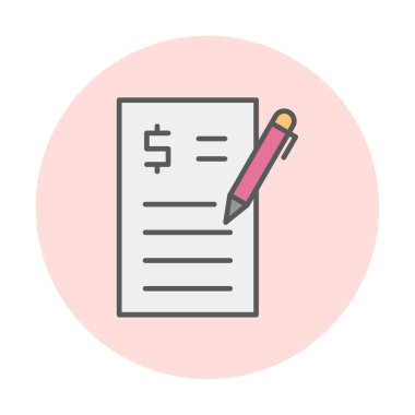 İçerik Oluşturucu ikon vektör çizimi