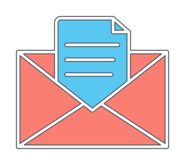 Harf simgesi vektör illüstrasyonu