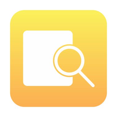 Büyütücü Cam Hat Simgesi