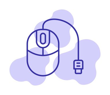 Fare simgesi, web basit illüstrasyonu