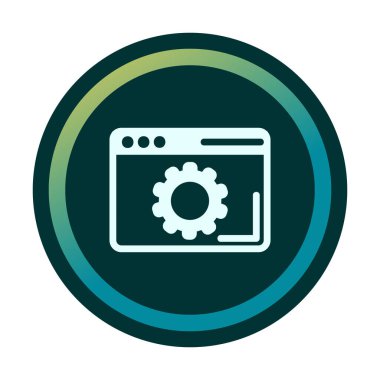 Tarayıcı Simge vektör çizimi ayarlanıyor