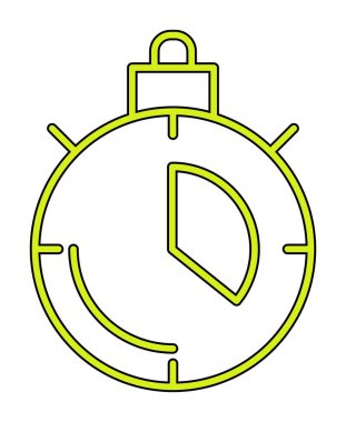 vektör kronometre simgesi illüstrasyonu 