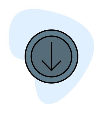  Simge indir, vektör illüstrasyonu basit tasarım