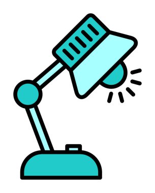 tablo lambası vektör illüstrasyonu