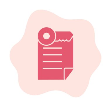 Notes web icon, vector illustration