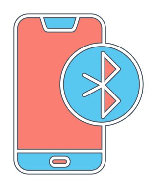 Bluetooth simgesi vektör çizim