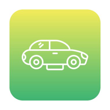 Araba düz simgesi. Vektör çizim 