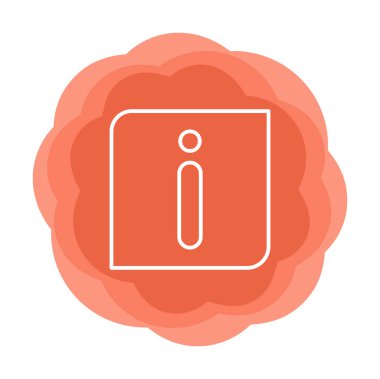 bilgi simgesi. bu daire beyaz bir arkaplanda izole edilmiş 