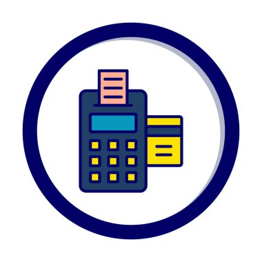 Vektör olarak EDC simgesi. logotype