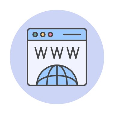 Web tasarım simgesi işareti, vektör illüstrasyonu